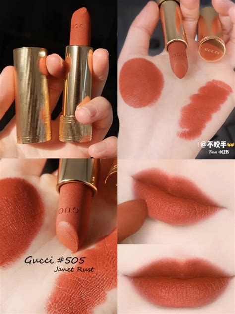 505 janet rust lipstick